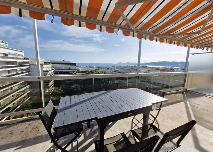 Lejlighed Tanit Incroyable Vue Sur Des Iles Antibes
